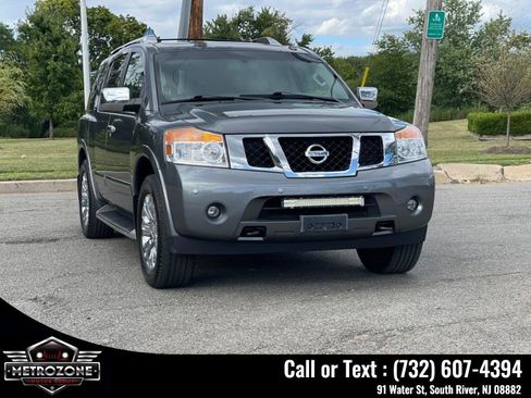 Used 2015 Nissan Armada Platinum w/ 2nd Row Captain Seat Package AWD/4WD image 12
