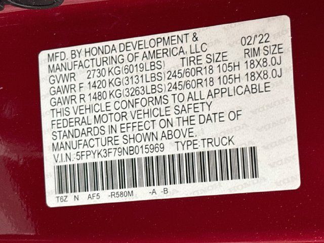 Used 2022 Honda Ridgeline RTL-E image 32