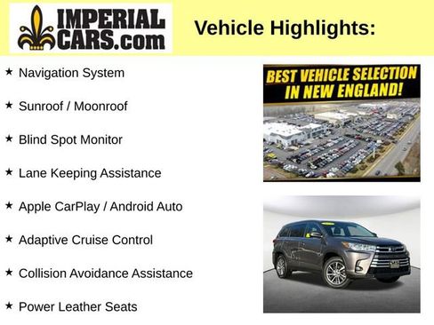 Certified 2019 Toyota Highlander XLE w/ Carpet Mat Package (TMS) image 13