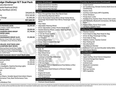 Used 2022 Dodge Challenger R/T Scat Pack w/ Dynamics Package RWD image 38