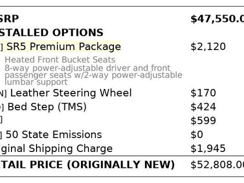 Used 2024 Toyota Tundra SR5 w/ SR5 Premium Package RWD image 4
