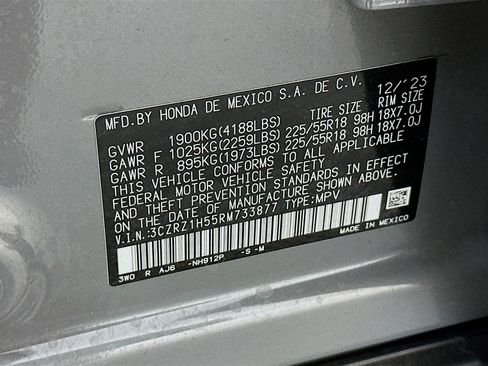 Used 2024 Honda HR-V Sport image 12