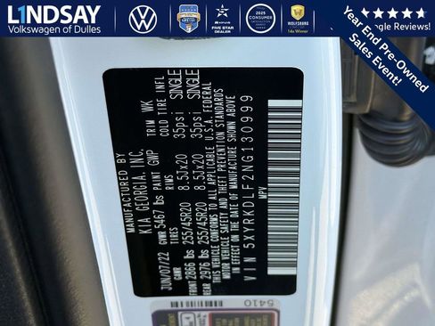 Used 2022 Kia Sorento SX image 29