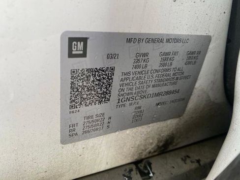 Used 2021 Chevrolet Tahoe Premier w/ Texas Edition RWD image 16