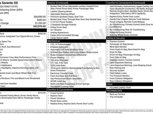 Used 2022 Kia Sorento SX image 2