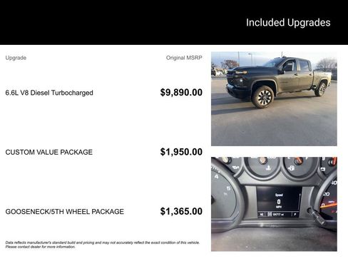 Used 2023 Chevrolet Silverado 2500 Custom w/ Custom Value Package image 5