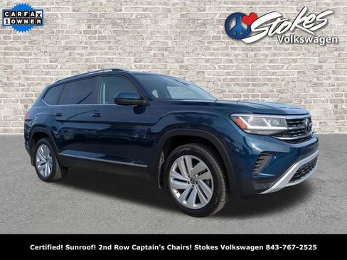Used 2021 Volkswagen Atlas SEL image 2