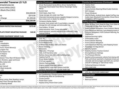 Used 2023 Chevrolet Traverse LS FWD image 33
