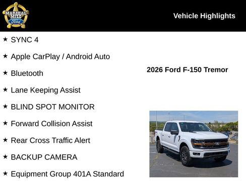 New 2026 Ford F150 Tremor AWD/4WD image 2