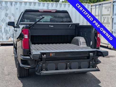 Used 2024 Chevrolet Silverado 1500 Custom w/ Turbomax Blackout Package AWD/4WD image 13