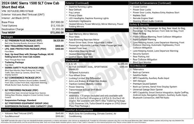 Used 2024 GMC Sierra 1500 SLT w/ SLT Premium Plus Package AWD/4WD image 7
