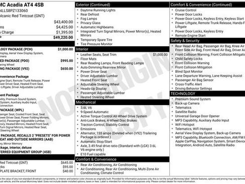 Used 2023 GMC Acadia AT4 w/ Technology Package AWD/4WD image 5