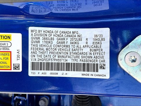 Used 2023 Honda Civic Sport image 35