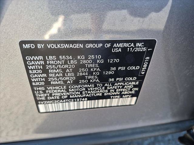 Used 2026 Volkswagen Atlas Cross Sport SE FWD image 24