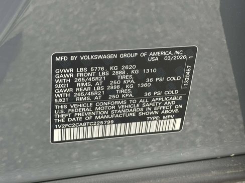 New 2026 Volkswagen Atlas Cross Sport SEL Premium R-Line AWD/4WD image 16