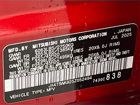 New 2025 Mitsubishi Outlander SEL Black Edition image 36