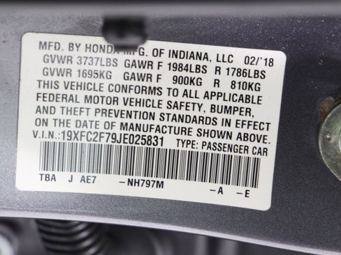 Used 2018 Honda Civic EX image 39