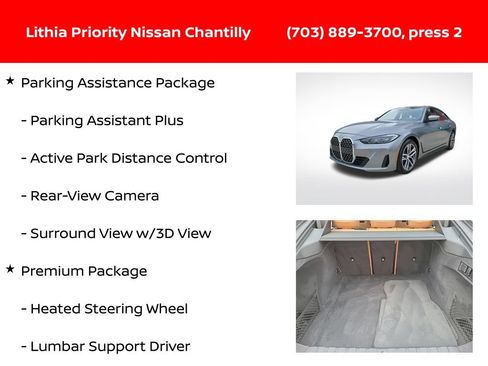 Used 2023 BMW 430i Gran Coupe xDrive w/ Premium Package AWD/4WD image 12