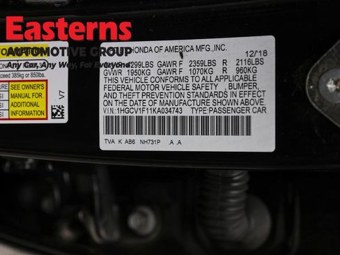 Used 2019 Honda Accord LX image 31