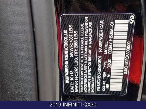 Used 2019 INFINITI QX30 AWD image 31