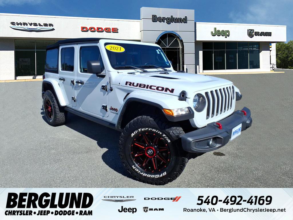 Used 2021 Jeep Wrangler Unlimited Rubicon AWD/4WD image 1