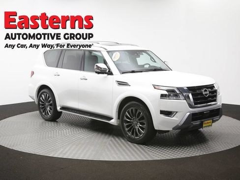 Used 2023 Nissan Armada Platinum w/ Captain's Chairs Package AWD/4WD image 56
