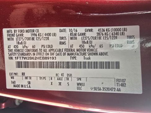 Used 2017 Ford F250 Lariat w/ Chrome Package AWD/4WD image 41