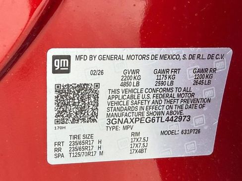 New 2026 Chevrolet Equinox LT w/ Convenience Package II AWD/4WD image 18