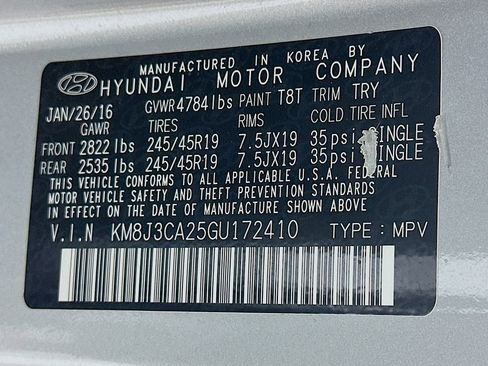 Used 2016 Hyundai Tucson Limited w/ Option Group 03 image 37