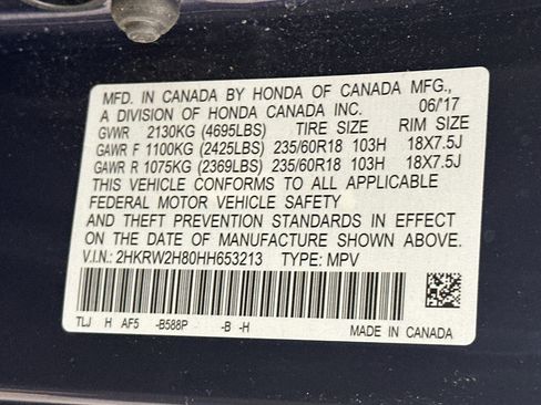 Used 2017 Honda CR-V EX-L image 12