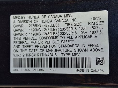 Certified 2026 Honda CR-V EX-L image 30