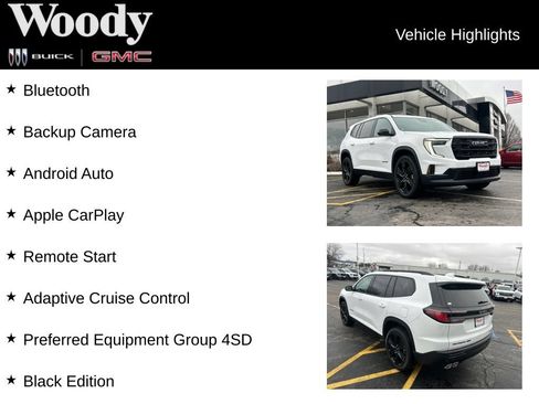 New 2026 GMC Acadia Elevation w/ Black Edition AWD/4WD image 3