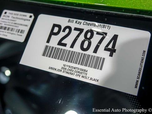 Used 2026 Chevrolet Corvette Stingray Preferred Cpe w/ Battery Protection Package RWD image 32