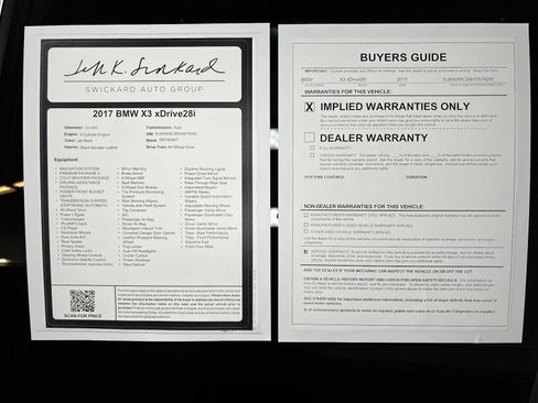Used 2017 BMW X3 xDrive28i AWD/4WD image 46
