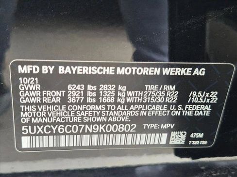 Used 2022 BMW X6 xDrive40i w/ Executive Package AWD/4WD image 20