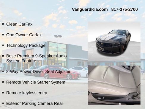 Used 2020 Chevrolet Camaro LT w/ Technology Package image 6