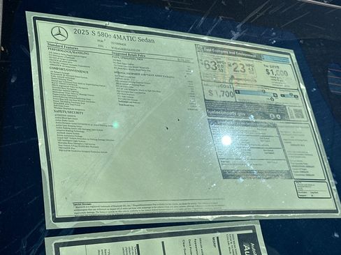 New 2025 Mercedes-Benz S 580e 4MATIC Sedan image 42