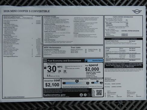 New 2026 MINI Cooper S image 17