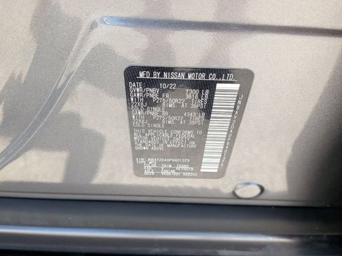 Used 2023 Nissan Armada Platinum w/ Captain's Chairs Package RWD image 56