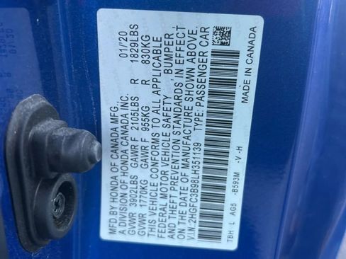 Used 2020 Honda Civic Touring image 20