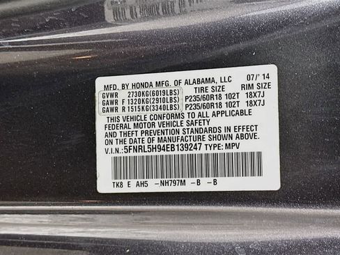 Used 2014 Honda Odyssey Touring Elite image 23