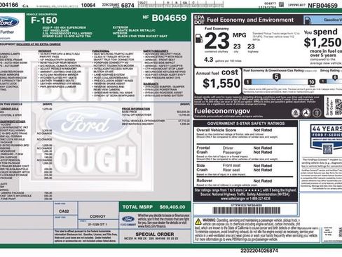 Used 2022 Ford F150 Lariat w/ Max Trailer Tow Package AWD/4WD image 28