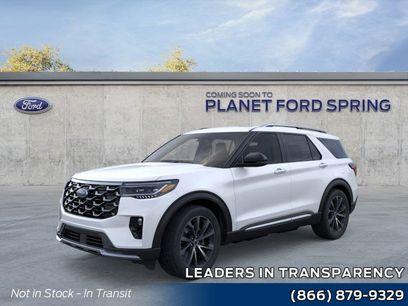 New 2025 Ford Explorer Platinum