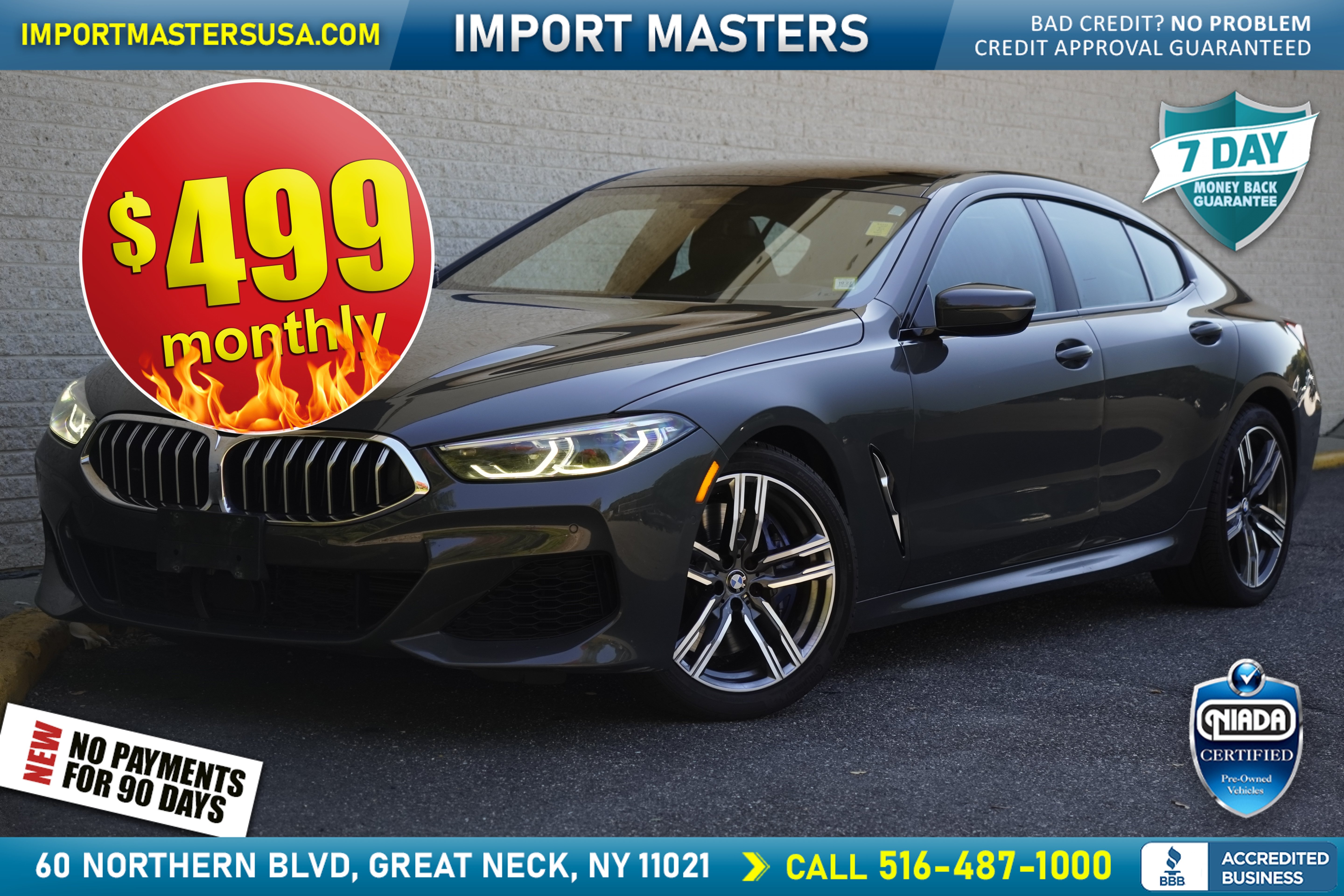 Used 2020 BMW 840i Gran Coupe w/ M Sport Package RWD image 1