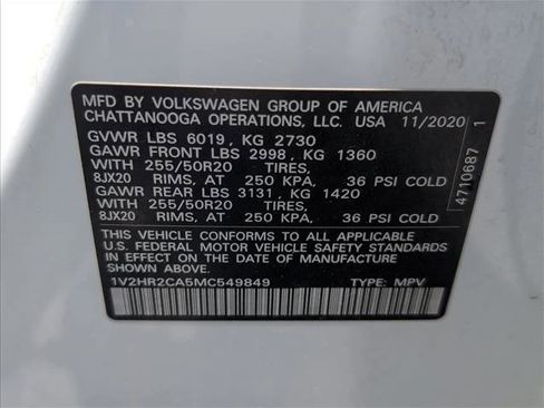 Used 2021 Volkswagen Atlas SE AWD/4WD image 26