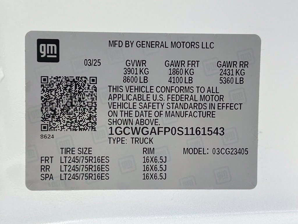 Used 2025 Chevrolet Express 2500 w/ Driver Convenience Package RWD image 32
