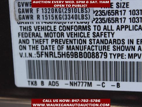 Used 2011 Honda Odyssey EX-L image 11