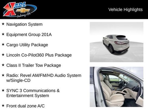 Used 2020 Lincoln Nautilus Reserve w/ Equipment Group 201A AWD/4WD image 2