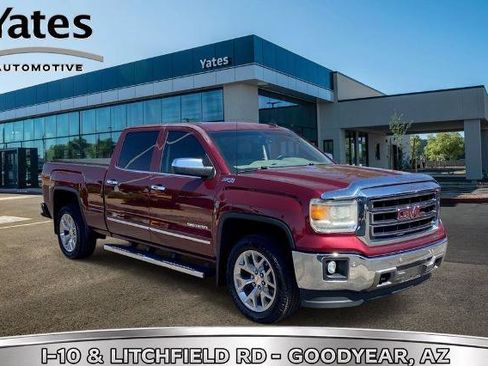 Used 2015 GMC Sierra 1500 SLT w/ SLT Crew Cab Value Package AWD/4WD image 1