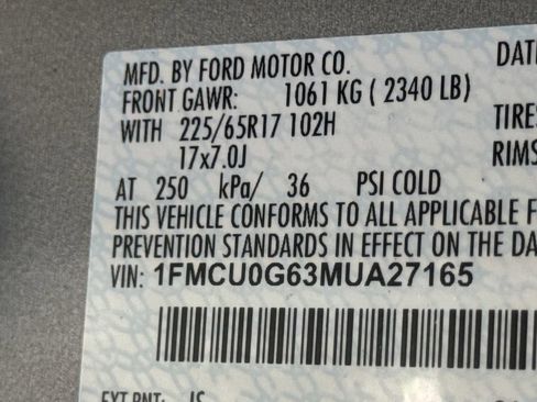 Used 2021 Ford Escape SE FWD image 31